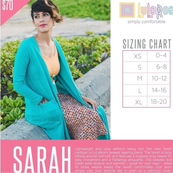 LuLaRoe Sarah Cardigan - Picture 5 of 5